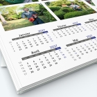 Calendrier photo deux pages - Grille calendaire personnalisable