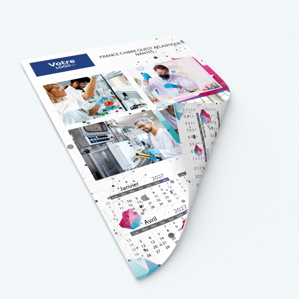 Calendrier photo deux pages - Impression recto/verso pour plus de photos