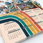 Calendrier photo une page XL - Grille calendaire personnalisable
