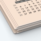 Calendrier photo une page XL - Papier épais rigide 400 g/m2