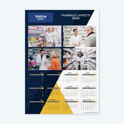 Calendrier photo une page XL