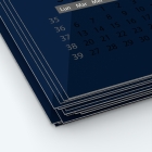 Calendrier photo une page XL - Papier épais rigide 400 g/m2