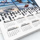 Calendrier photo une page XL - Grille calendaire personnalisable