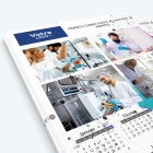 Calendrier photo une page XL - Nombre de photos, logos et texte illimité