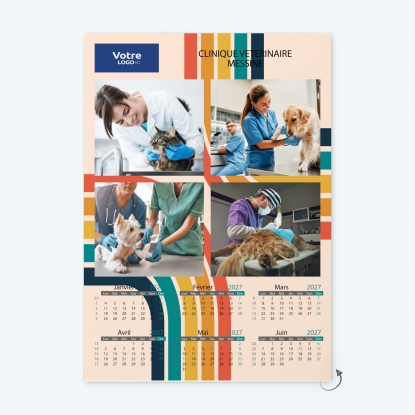 Calendrier photo deux pages XL