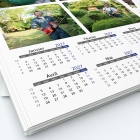Calendrier photo deux pages XL - Grille calendaire personnalisable