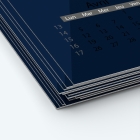 Calendrier photo deux pages XL - Papier épais rigide 400 g/m2