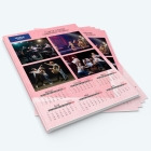 Calendrier photo deux pages XL - Minimum de commande : 25 exemplaires