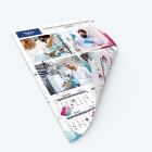 Calendrier photo deux pages XL - Impression recto/verso pour plus de photos