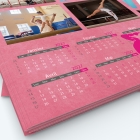 Calendrier photo deux pages - Grille calendaire personnalisable