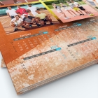Calendrier photo deux pages XL - Grille calendaire personnalisable