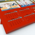 Calendrier photo deux pages - Grille calendaire personnalisable