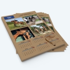 Calendrier photo deux pages XL - Minimum de commande : 25 exemplaires