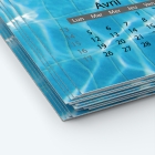 Calendrier photo deux pages XL - Papier épais rigide 400 g/m2