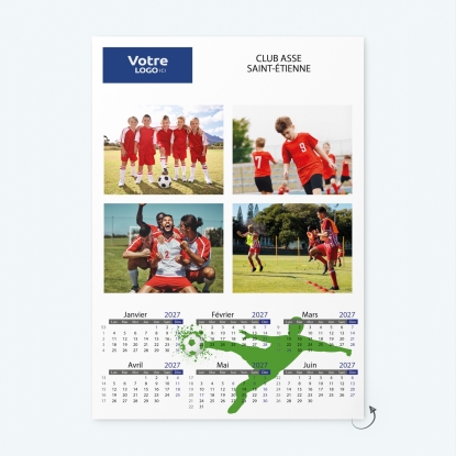 Calendrier photo deux pages