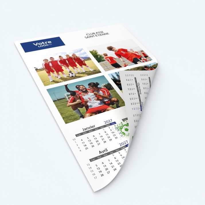 Calendrier photo deux pages - Impression recto/verso pour plus de photos