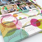 Calendrier photo une page - Grille calendaire personnalisable
