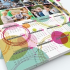 Calendrier photo une page XL - Grille calendaire personnalisable