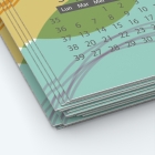 Calendrier photo une page XL - Papier épais rigide 400 g/m2