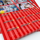Calendrier photo une page - Grille calendaire personnalisable