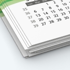 Calendrier photo une page XL - Papier épais rigide 400 g/m2