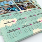 Calendrier photo une page - Grille calendaire personnalisable