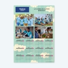 Calendrier photo une page XL