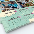 Calendrier photo deux pages XL - Grille calendaire personnalisable