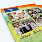 Calendrier photo une page - Nombre de photos, logos et texte illimité
