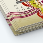 Calendrier photo une page XL - Papier épais rigide 400 g/m2