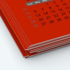 Calendrier photo une page XL - Papier épais rigide 400 g/m2