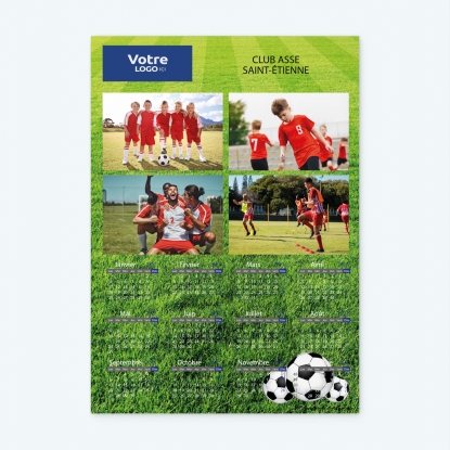 Calendrier photo une page XL