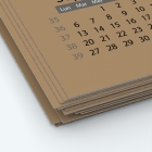 Calendrier photo une page XL - Papier épais rigide 400 g/m2