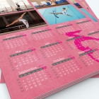 Calendrier photo une page XL - Grille calendaire personnalisable