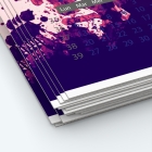 Calendrier photo une page XL - Papier épais rigide 400 g/m2