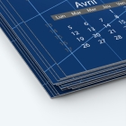 Calendrier photo deux pages - Papier épais rigide 400 g/m2