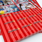 Calendrier photo une page XL - Grille calendaire personnalisable