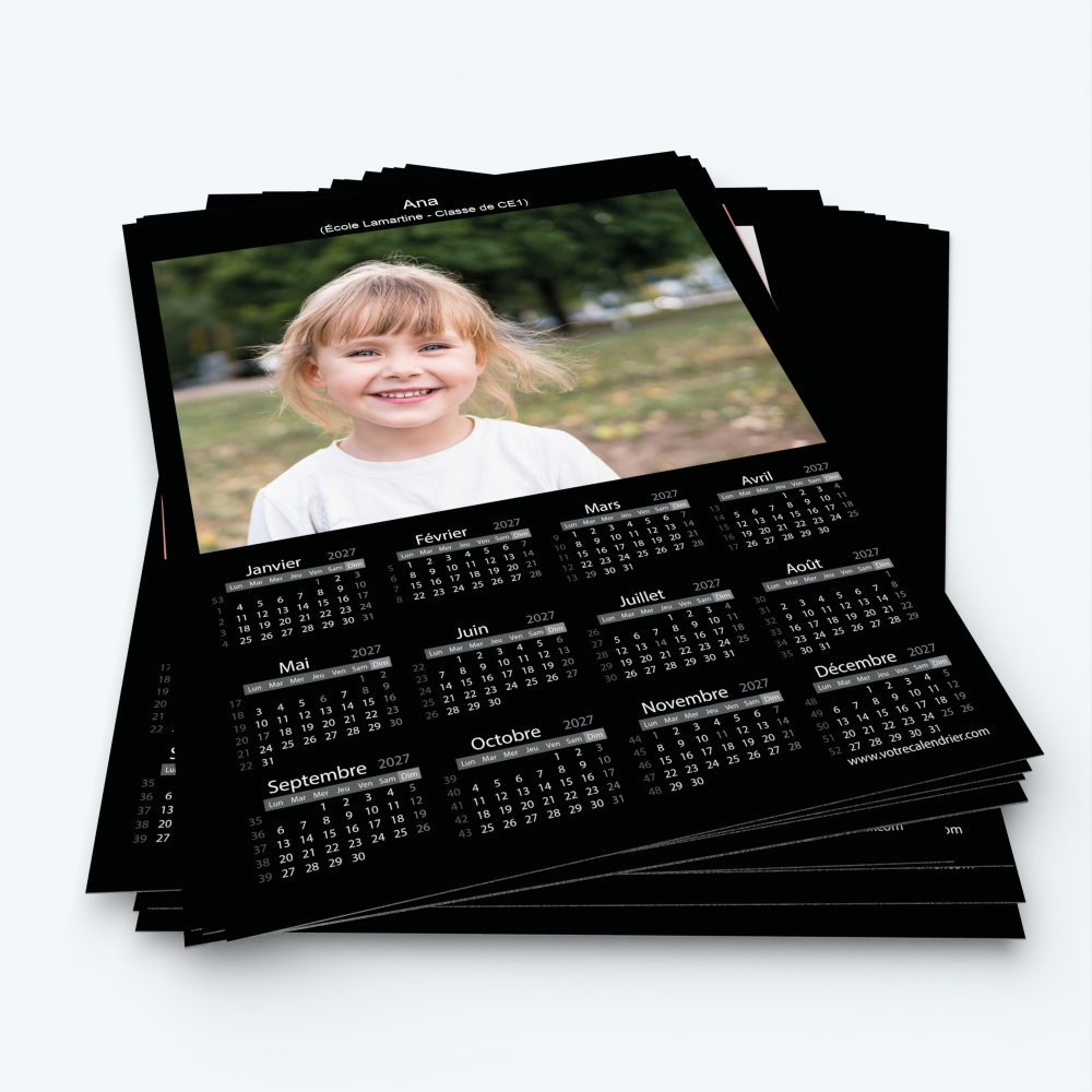 Pack multi calendriers - Minimum de commande 20 exemplaires