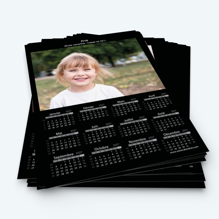 Pack multi calendriers - Minimum de commande 20 exemplaires