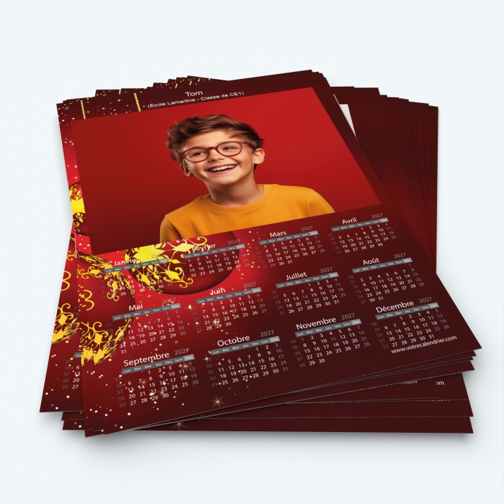 Pack multi calendriers - Minimum de commande 20 exemplaires