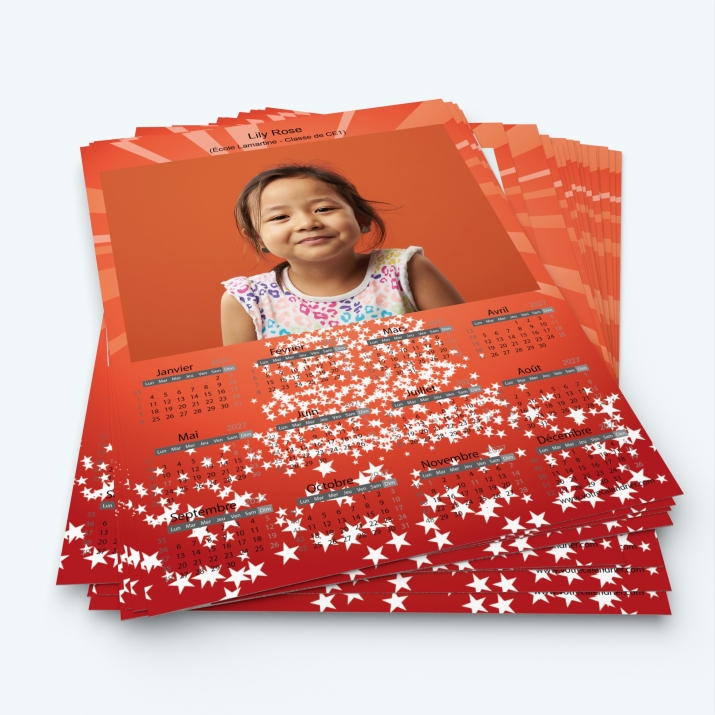 Pack multi calendriers - Minimum de commande 20 exemplaires