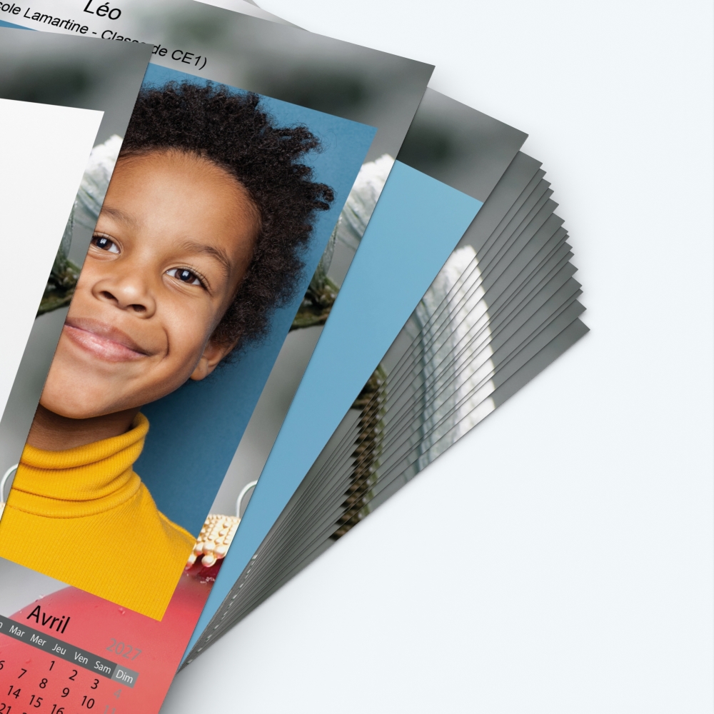 Pack multi calendriers - Papier épais rigide 400 g/m2