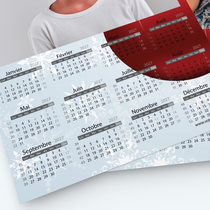 Pack multi calendriers - Grille calendaire utile et pratique