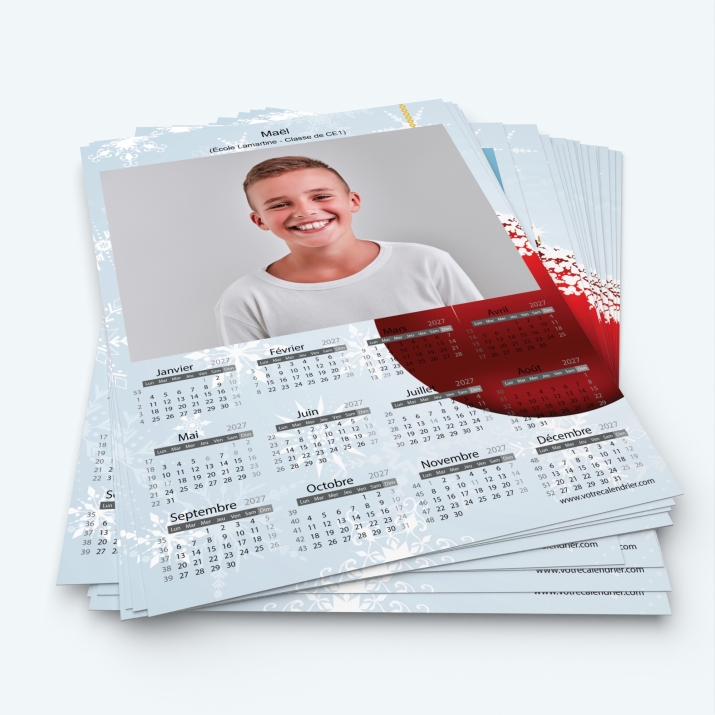 Pack multi calendriers - Minimum de commande 20 exemplaires