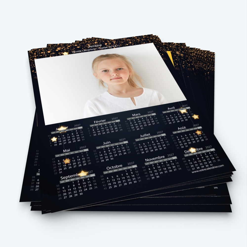 Pack multi calendriers - Minimum de commande 20 exemplaires