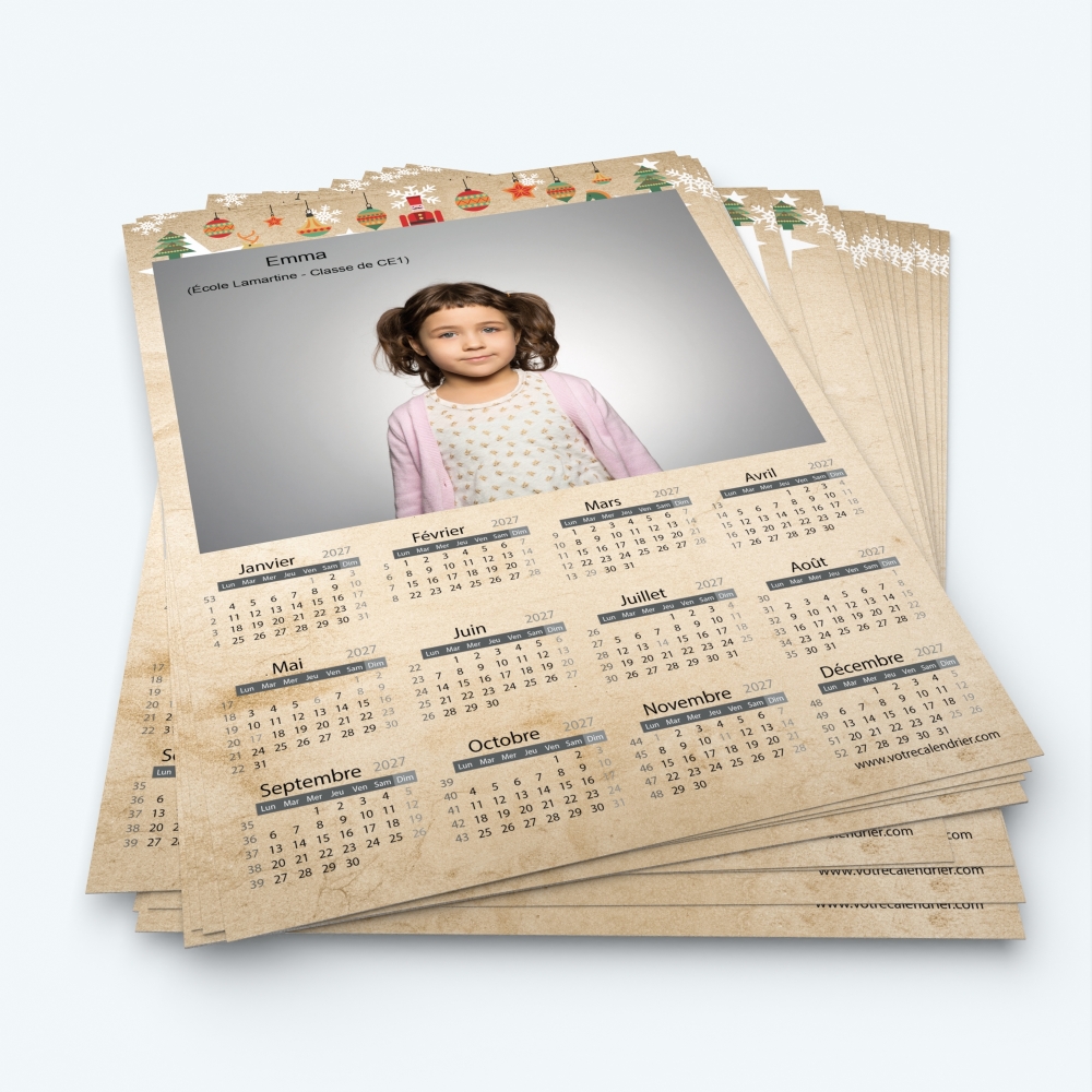 Pack multi calendriers - Minimum de commande 20 exemplaires