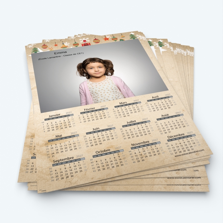 Pack multi calendriers - Minimum de commande 20 exemplaires
