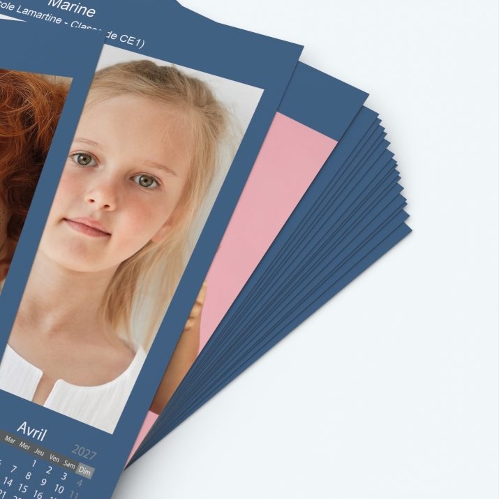 Pack multi calendriers - Papier épais rigide 400 g/m2