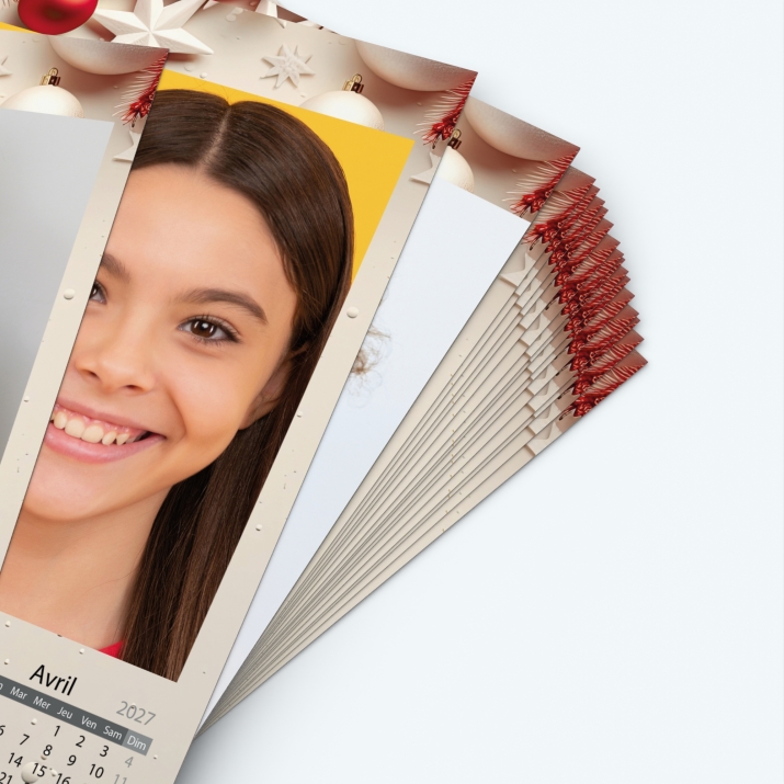 Pack multi calendriers - Papier épais rigide 400 g/m2