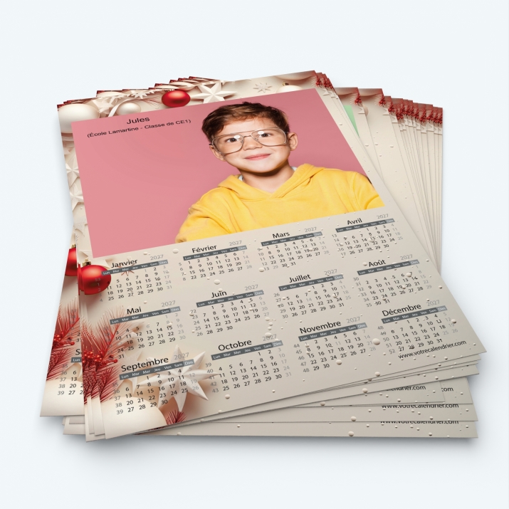 Pack multi calendriers - Minimum de commande 20 exemplaires